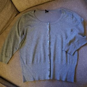 Maurices Gray Scoop Neck Cardigan